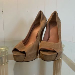 Vince Camuto Peep Toe Platform Heels